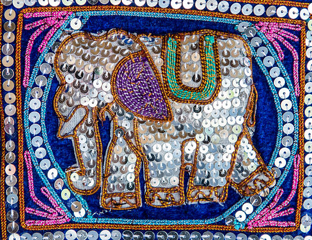 istock handcraft of elephant decoration on the bag 496072574