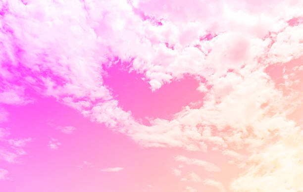 istock Colorful Heart on the sky 496072778