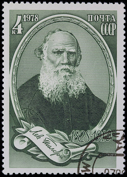 istock Postage stamp with Leo Tolstoy 496072910