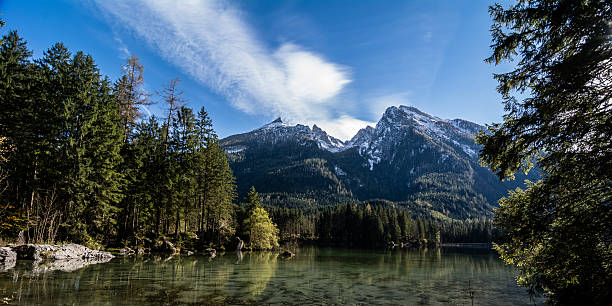 istock Bavarian lake at Berchtesgaden at the Alp mountains 496073596