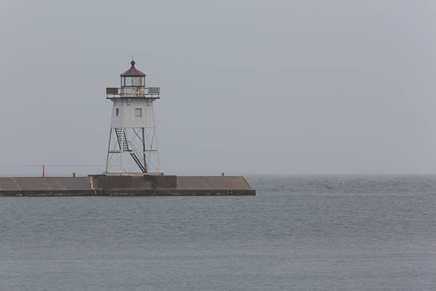istock Grand Marais Lighthouse In The Rain 496075648