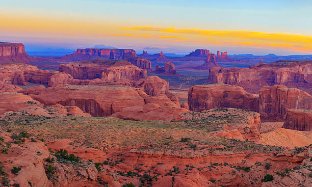 istock Sunrise at Hunts Mesa viewpoint 496093160