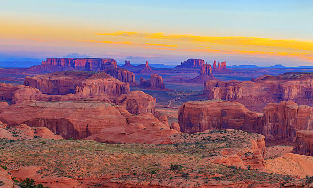 istock Sunrise at Hunts Mesa viewpoint 496093172