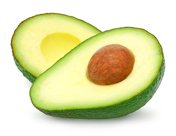 istock Two slices of avocado 496096952