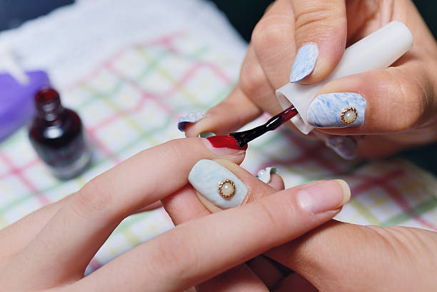 istock Closeup nail polish 496098710