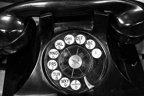 istock Old Phone - Antique Rotary Dial Telephone 496101936