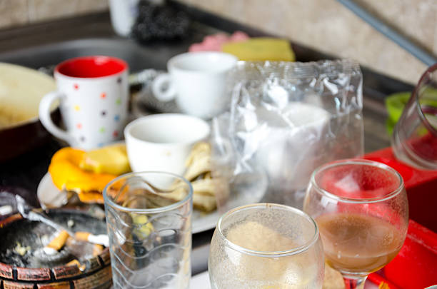 istock dirty dishes in the kitchen 496102438