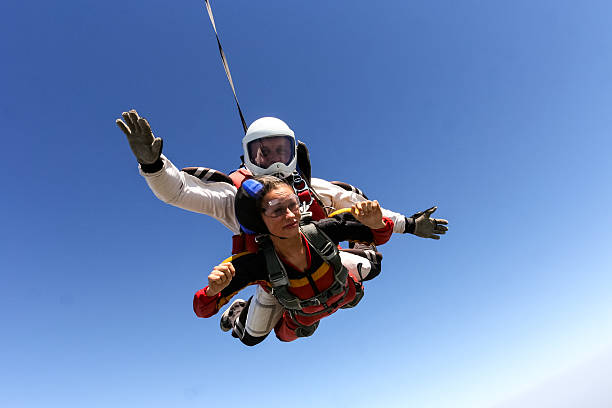 istock Skydiving photo. Tandem. 496104304