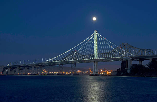 istock New Bay Bridge With Full Moon 496108479