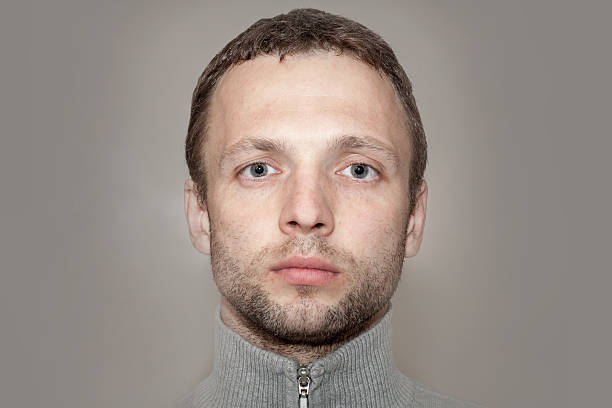 istock Young Caucasian Man close up studio portrait 496109127