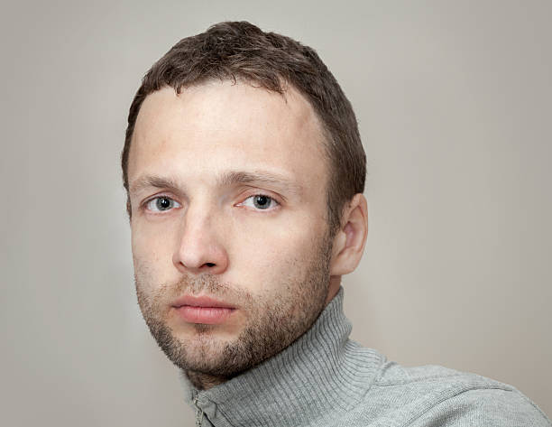 istock Young Caucasian Man. Close up studio portrait 496109131