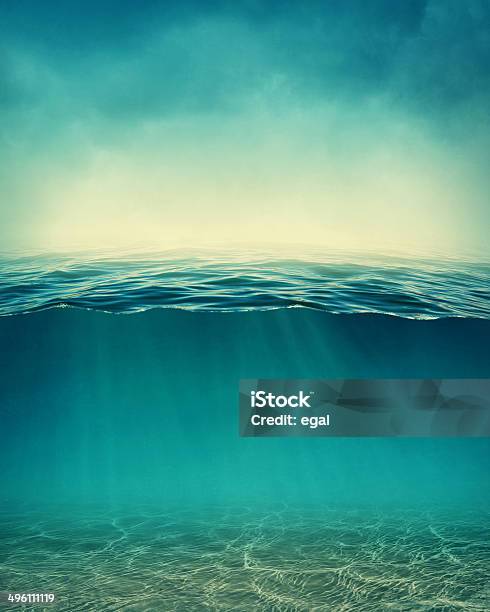Abstrakte Unterwasser Hintergrund Stockfoto und mehr Bilder von Meer - Meer, Unterwasseraufnahme, Grün