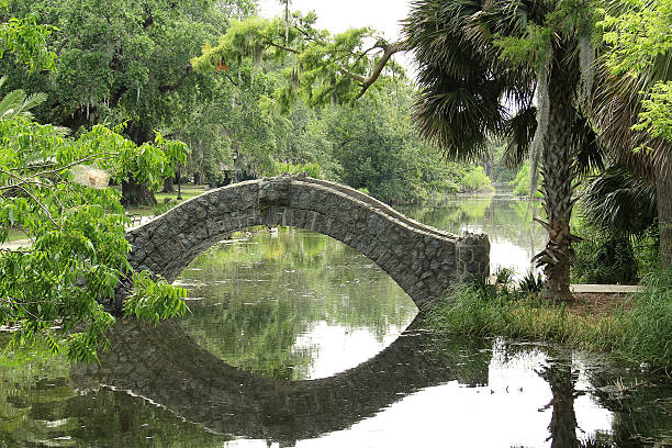 istock Bridge in New Orleans Park 496113367