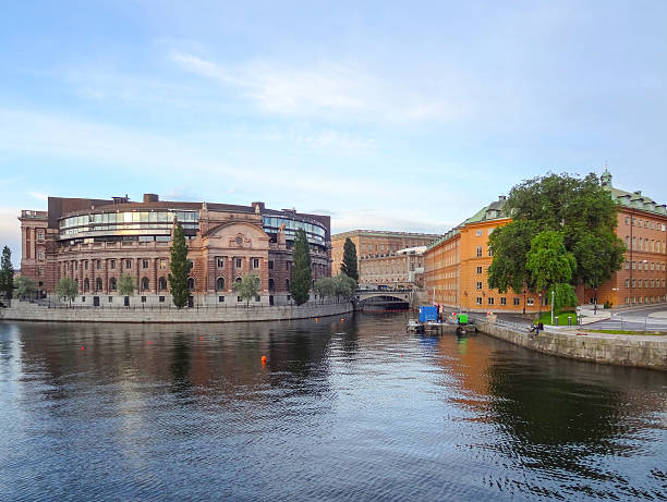 istock Stockholm city view 496119078