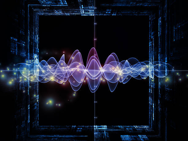 Signal Processing Stock Photo - Download Image Now - Sine Wave, Black  Background, Education - iStock