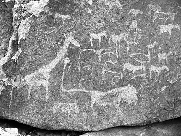 istock Prehistoric Bushman engravings at Twyfelfontein in Namibia 496130070