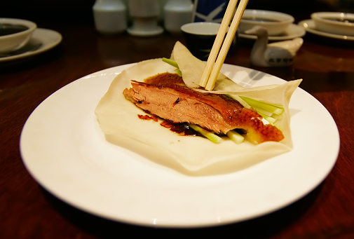 Peking Duck Wrap- Chinese cuisine