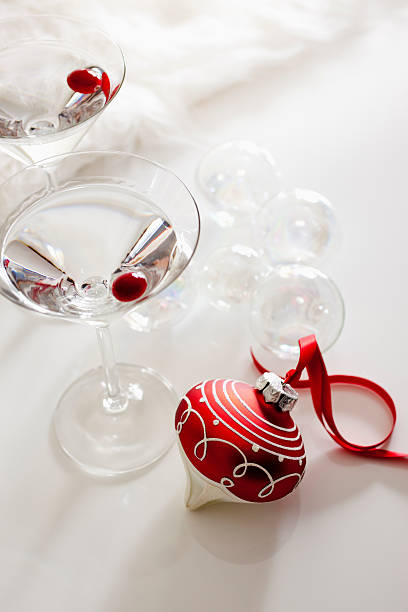 wakacje martini - martini cocktail christmas blue zdjęcia i obrazy z banku zdjęć