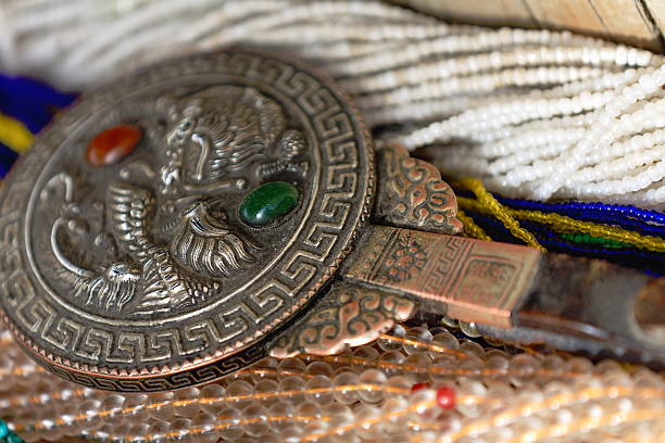 beautiful bracelet on a stony background