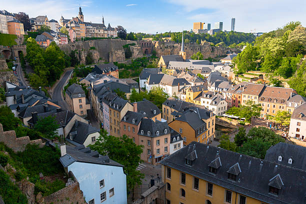 istock Aerial View over Luxembourg City 496156606
