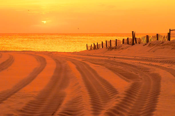 Sunset over Lake Michigan
