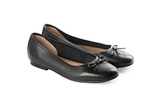istock Black classic shoes on a white background 496158734
