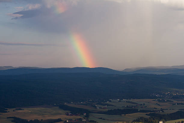 istock Rainbow above English Countryside 496159812