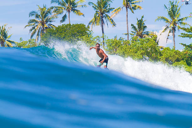 istock Surfing a Wave. Bali Island. Indonesia. 496159999