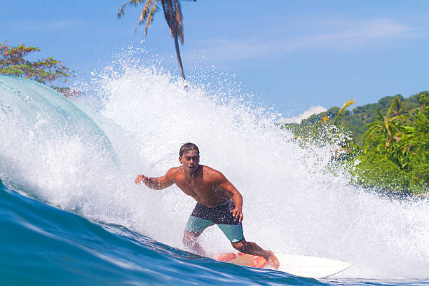 istock Surfing a Wave. Bali Island. Indonesia. 496160003