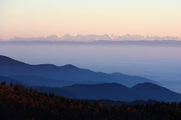 The Alps from the Vosges