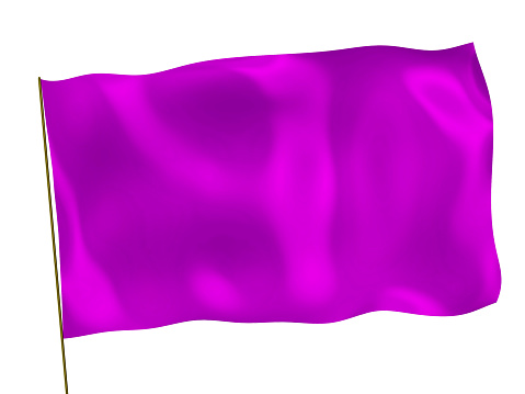 Lila 3dflagge Auf Weißem Hintergrund Stockfoto und mehr Bilder von 2015 ...