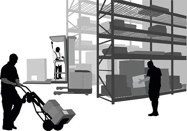 Vector illustration of Backroom