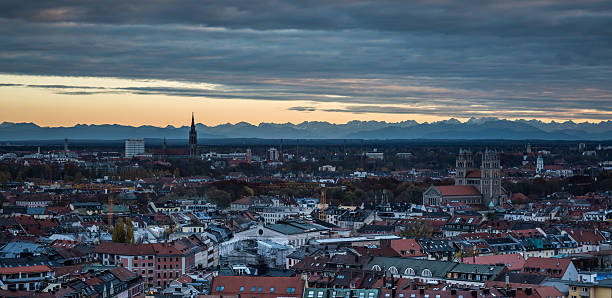 istock Munich city view from the Tower of Old Peter 496164032