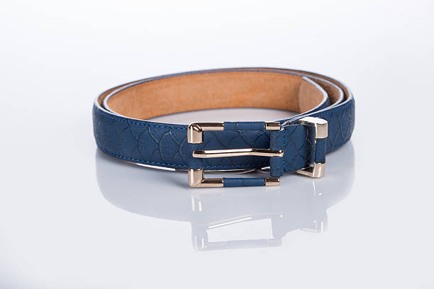 istock blue Women's belt with rhinestones 496164958
