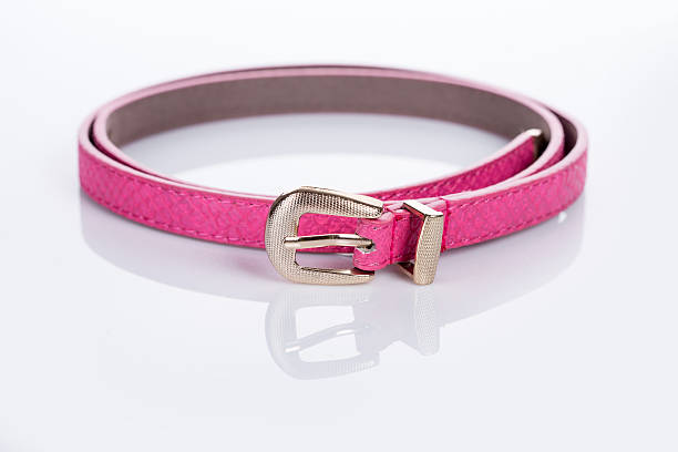 istock red Women's belt with rhinestones 496165360