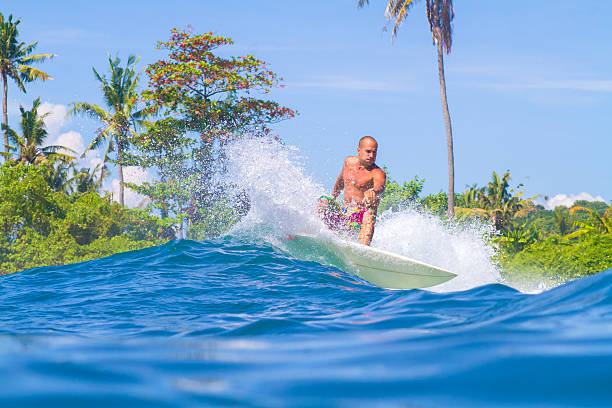 istock Surfing a Wave. Bali Island. Indonesia. 496195093