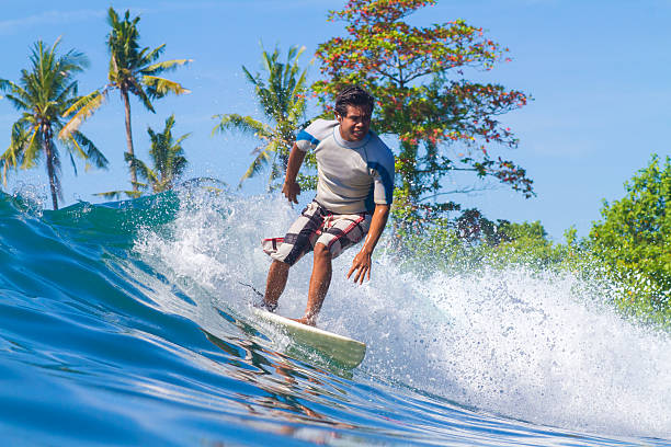 istock Surfing a Wave. Bali Island. Indonesia. 496195449