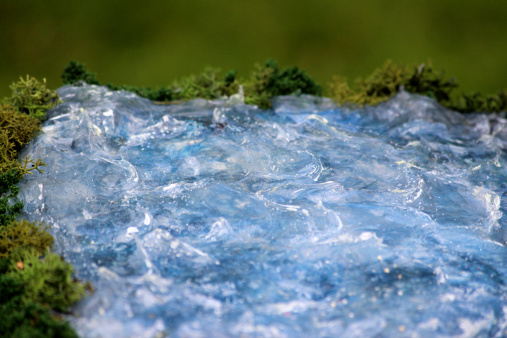 Imagen del modelo fabricadas utilizando agua/Del Mar transparente, sellador de silicona photo