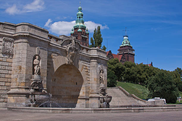 istock Shafts chrobrego in Szczecin, Poland 496196623