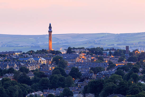Wainhouse Tower Wainhouse Tower, Halifax, West Yorkshire yorkshire england photos stock pictures, royalty-free photos & images