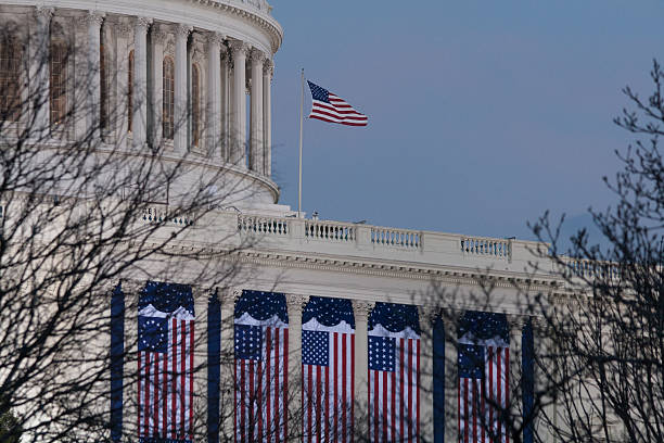 istock U.S. Capital - Presidential Inauguration Day Detail 496199467