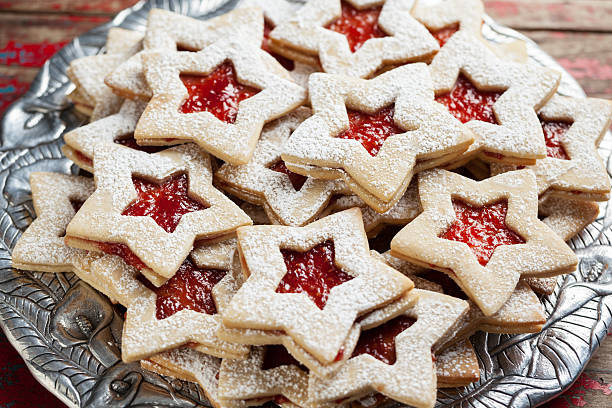 istock Plate of Christmas cookies 496199924