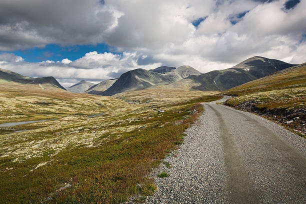 istock Rondane national park with road and mountains 496201918