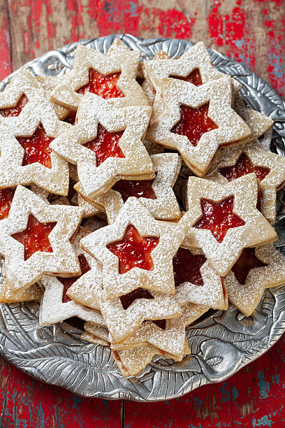 istock Plate of Christmas cookies 496203652