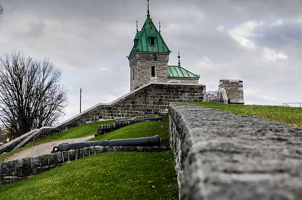 Tower of the St.John's Gate, the wall fortification of Quebec city