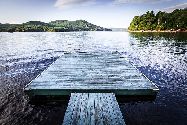 istock Dock in the Adirondacks. Upstate New York/USA 496208236