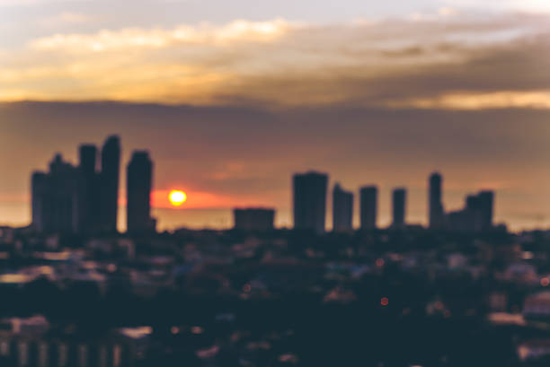 istock blurred sky sunset in city,Chiang Mai Thailand 496208734
