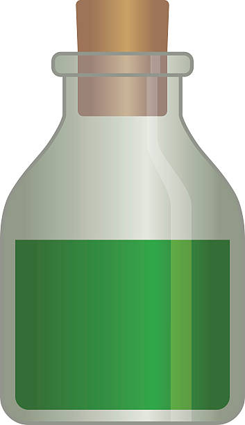 ilustrações, clipart, desenhos animados e ícones de rpg veneno líquido poção garrafa ilustração vetorial para jogos - posion