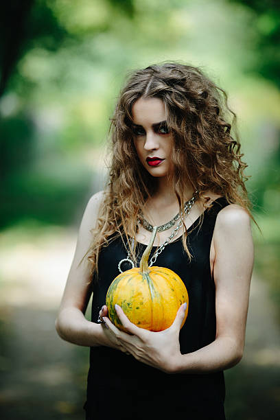 istock Vintage woman as witch 496228066