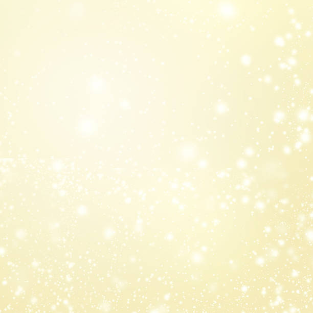 istock Abstract golden glittering lights and stars - Festive glitter 496229224